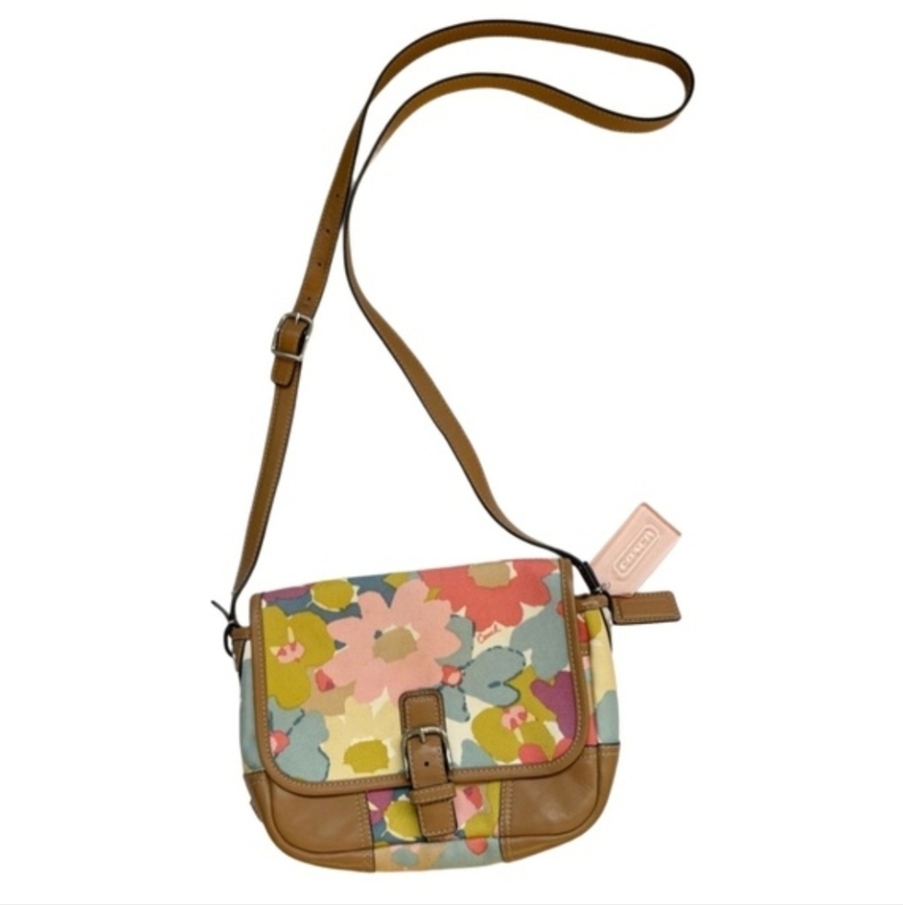 Coach Colorful Floral Crossbody Bag